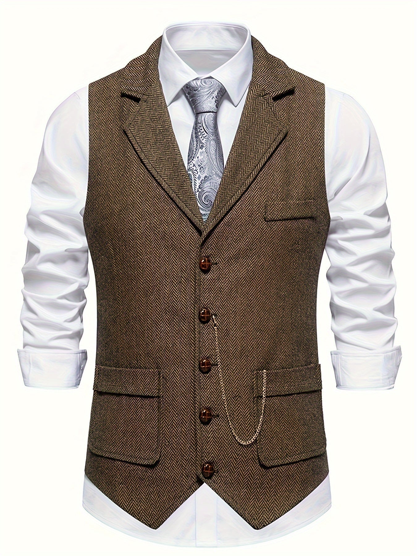 Gilet classique pour homme | Court