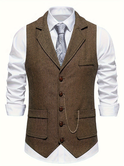 Gilet classique pour homme | Court