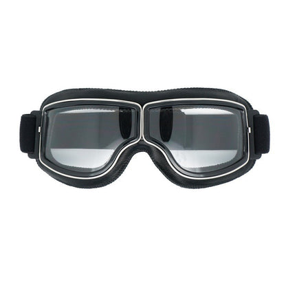Lunettes de moto vintage polarisées pour homme