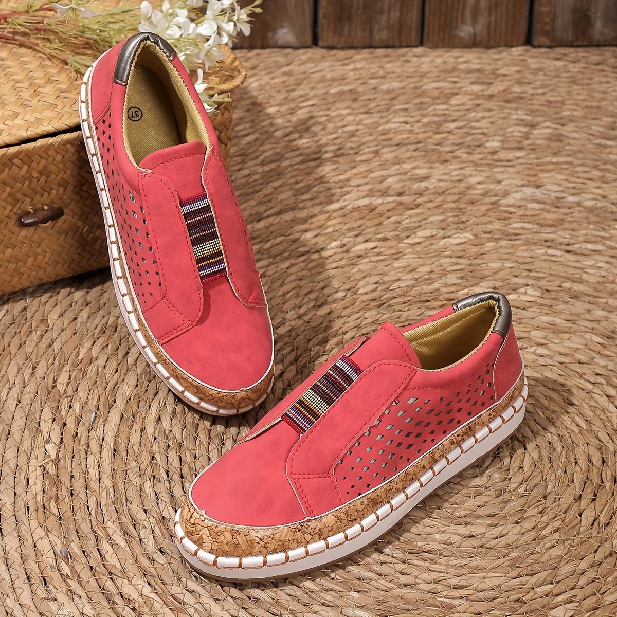 Chaussures décontractées basses pour femmes | Enfilage facile
