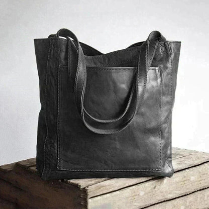 Sac à épaule shopper femme | avec poche extérieure