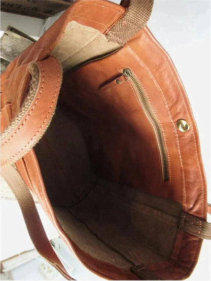 Sac à épaule shopper femme | avec poche extérieure