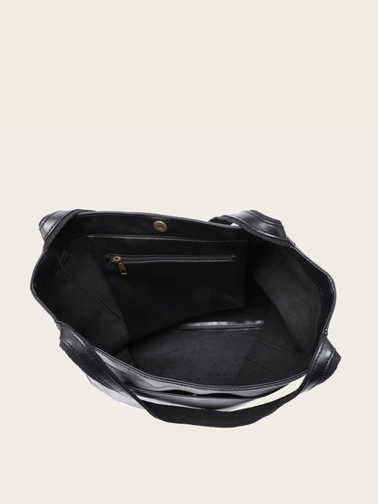 Sac à épaule shopper femme | avec poche extérieure