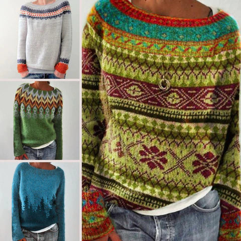 Femme Pull en grosse maille | Hiver