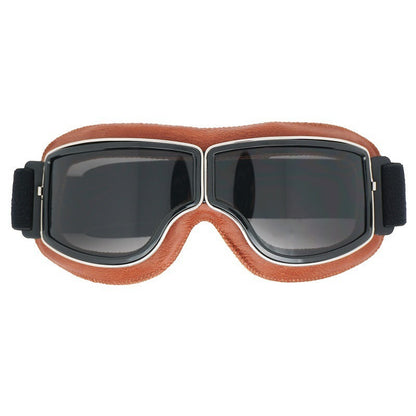 Lunettes de moto vintage polarisées pour homme