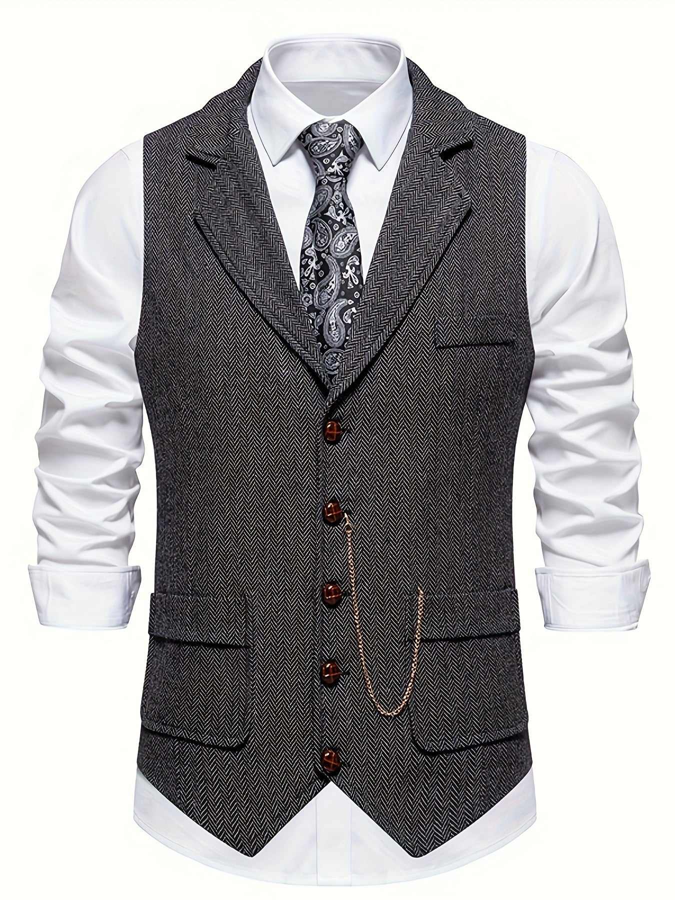 Gilet classique pour homme | Court