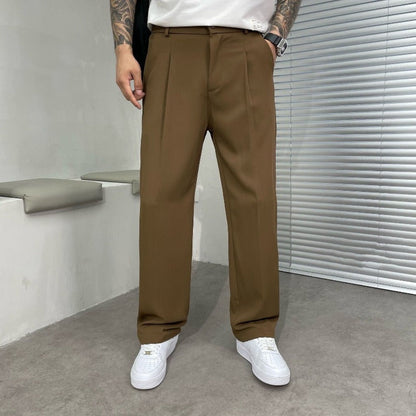 Pantaloni estivi uomo con pieghe | Vestibilità comoda
