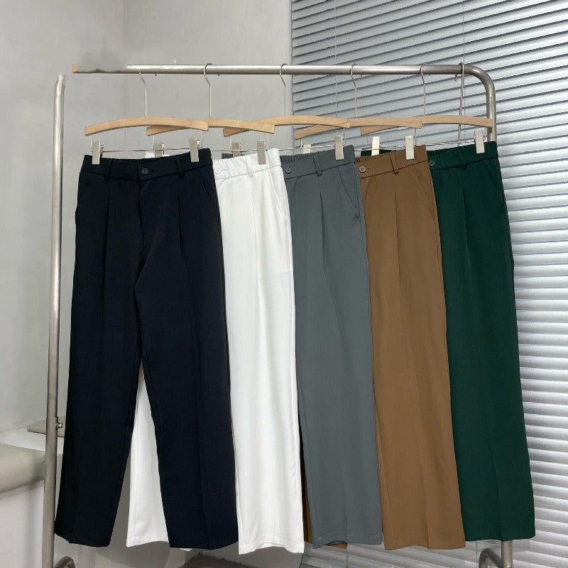 Pantaloni estivi uomo con pieghe | Vestibilità comoda