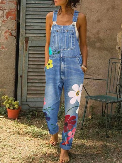 Combinaison à motif floral pour femme | Décontractée