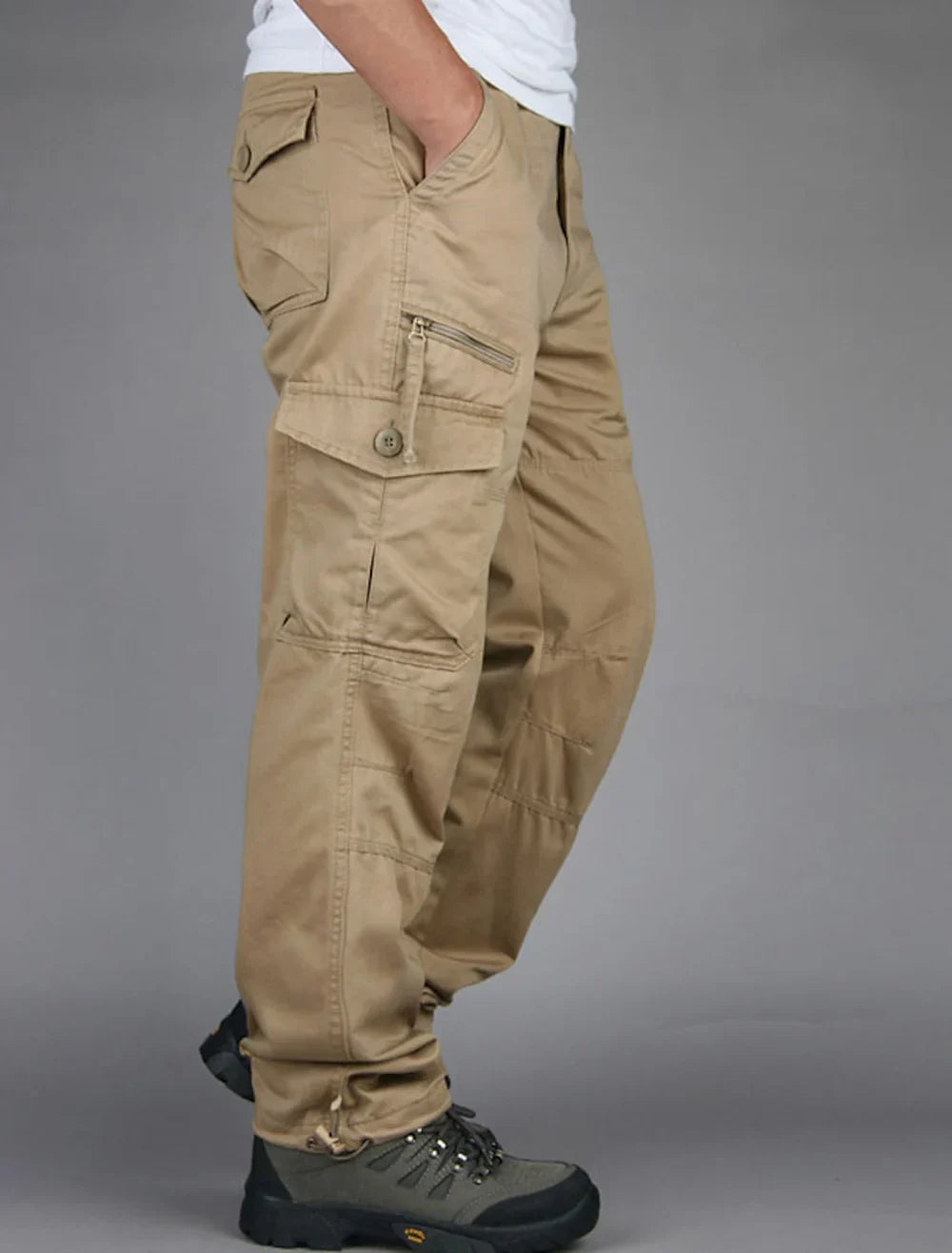 Herren Chino Cargohose | Lang