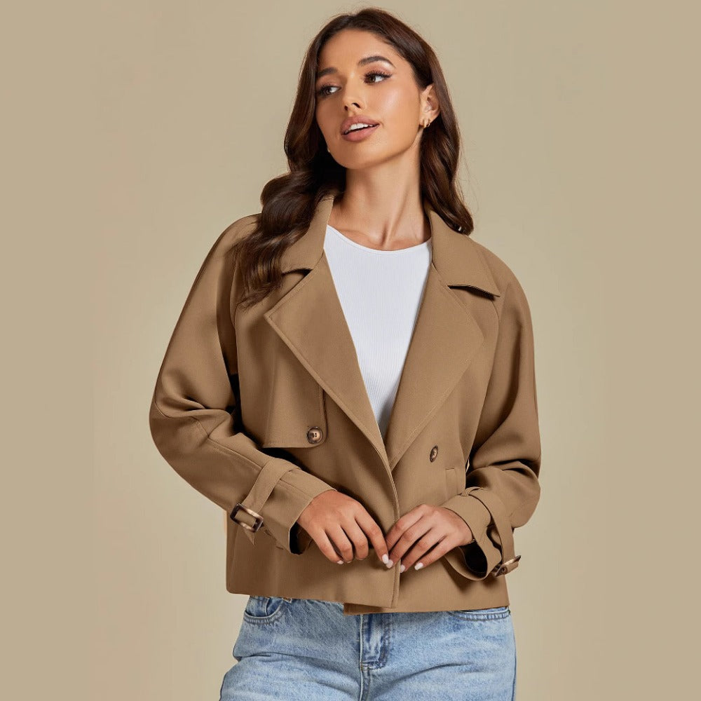 Veste courte femme à double boutonnage – Giovanna