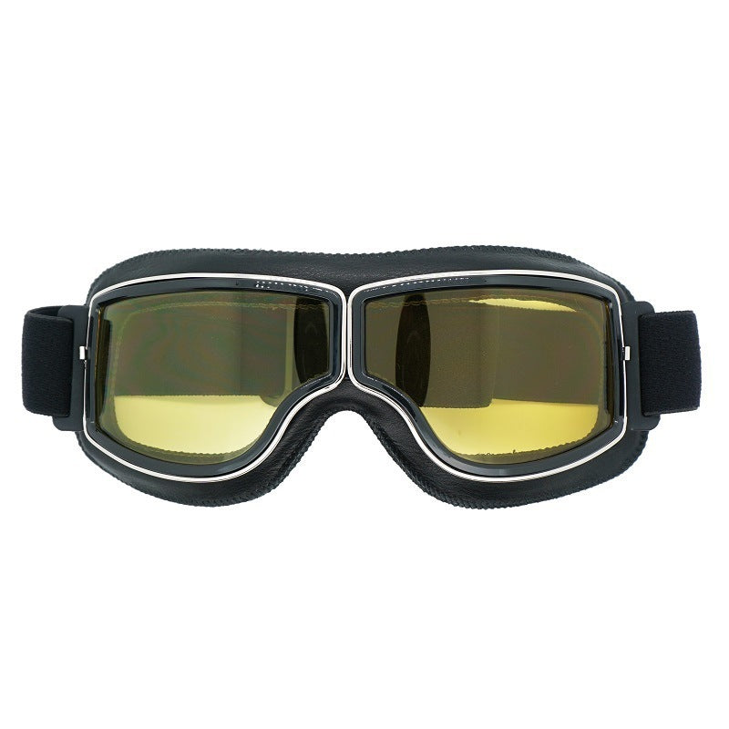 Lunettes de moto vintage polarisées pour homme