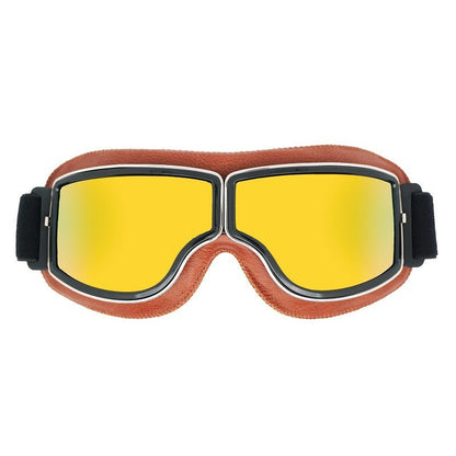 Lunettes de moto vintage polarisées pour homme