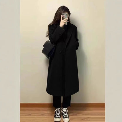 Long manteau boutonné pour femmes - Rita