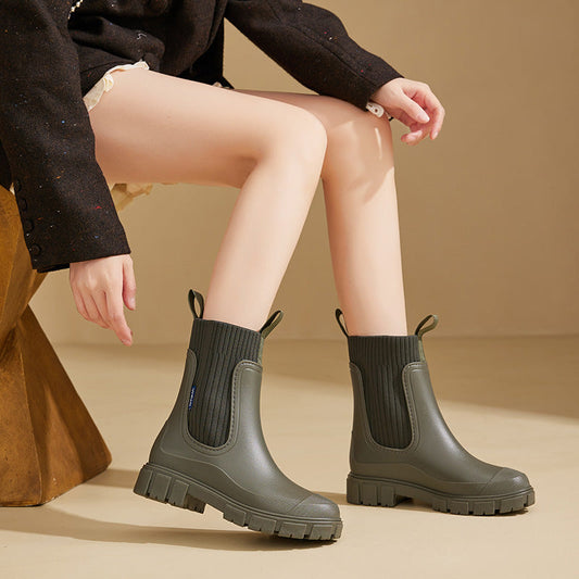 Bottes de pluie en caoutchouc pour femmes | Imperméables