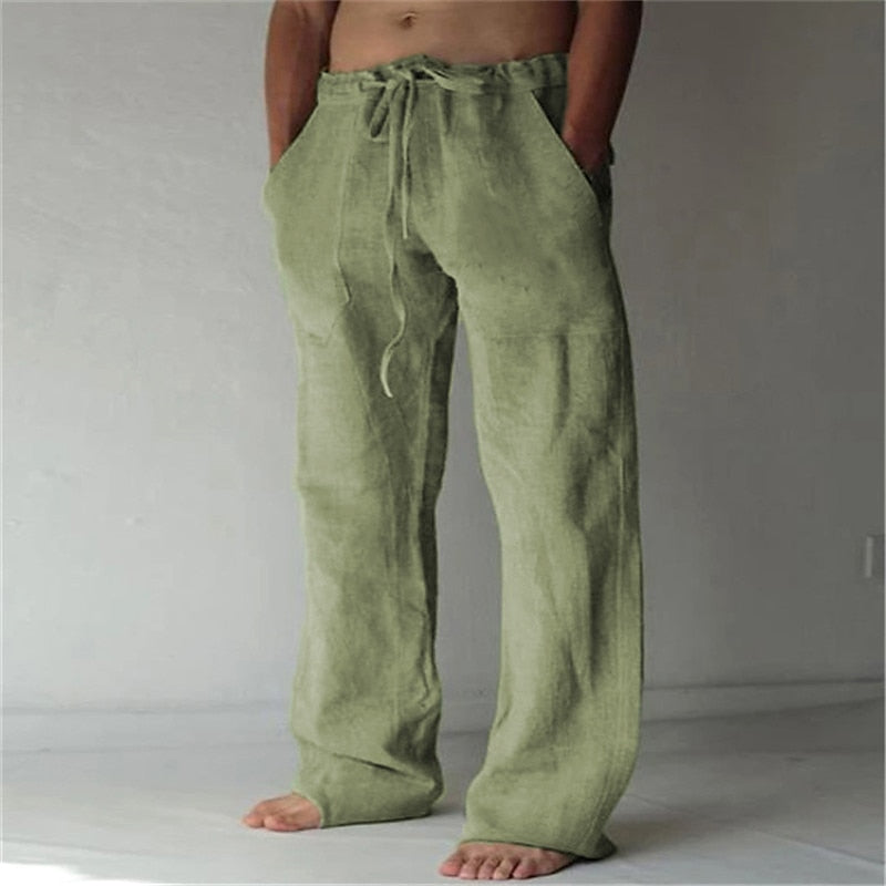 Pantalon en lin homme | long