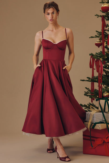 Robe de soirée femme à décolleté cœur | Midi