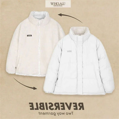 Doudoune réversible manteau double face pour femmes – Milena