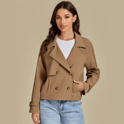 Veste courte femme à double boutonnage – Giovanna