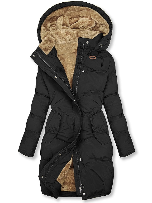 Giacca invernale lunga da donna | Calda