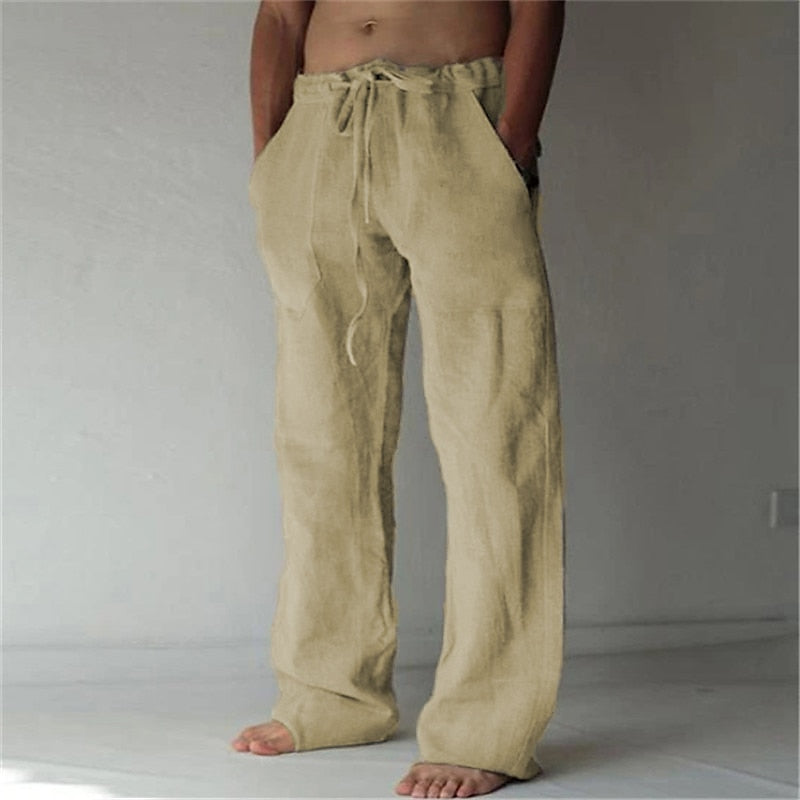 Pantalon en lin homme | long