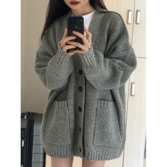 Cardigan de punto para mujer con botones - Luisa