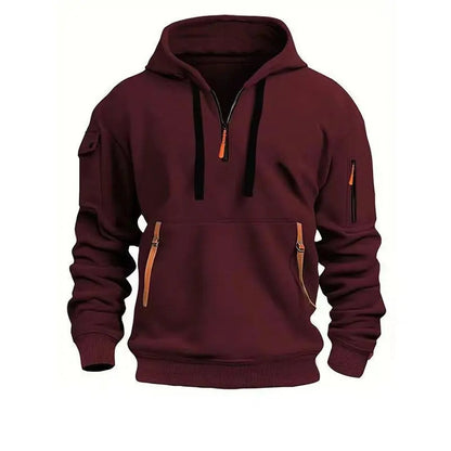 Sweat à capuche zippé homme | Avec capuche