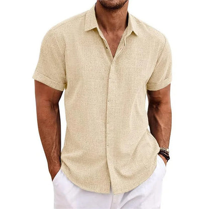 Polo de plage manches courtes homme | Boutonné