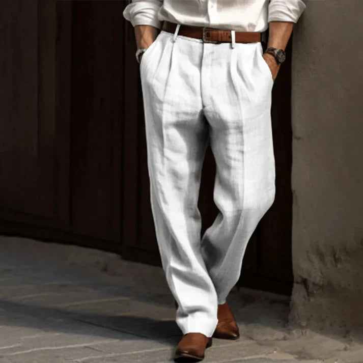 Pantalon vintage élégant pour homme | Long