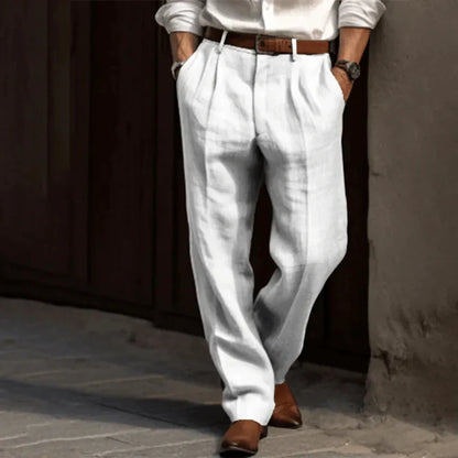 Pantalon vintage élégant pour homme | Long