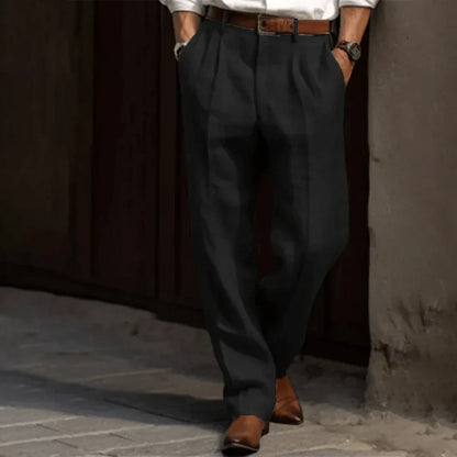 Pantalon vintage élégant pour homme | Long
