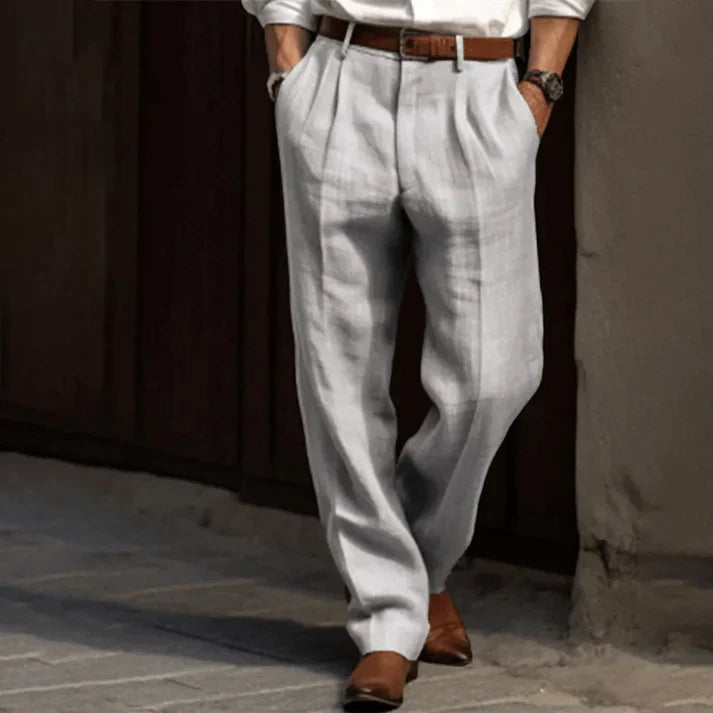 Pantalon vintage élégant pour homme | Long