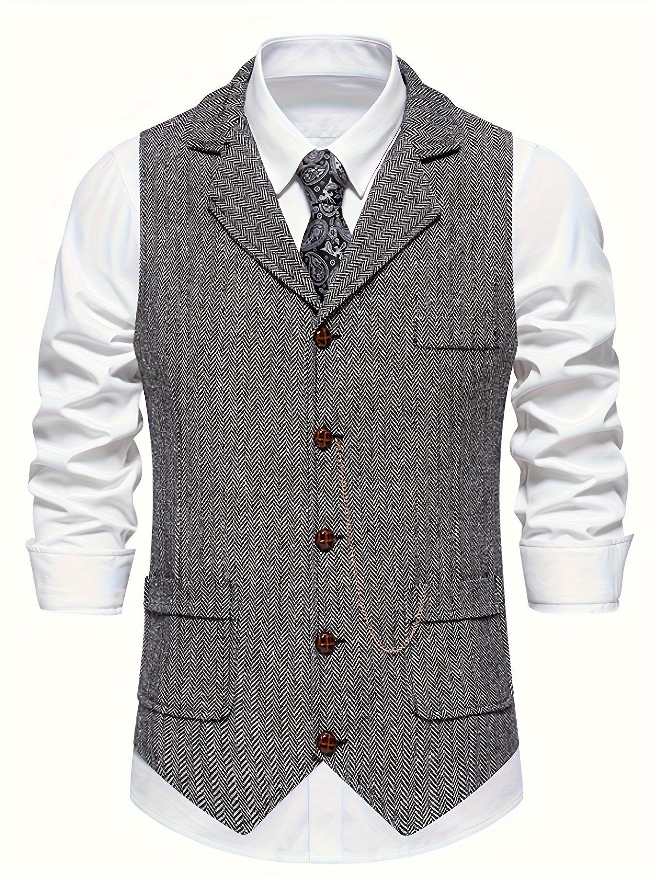 Gilet classique pour homme | Court