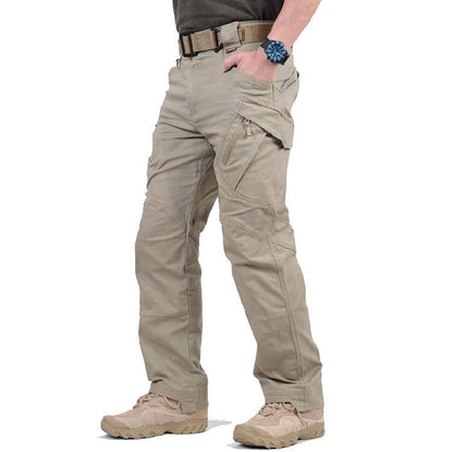 Pantalon cargo tactique militaire pour hommes | Avec poches