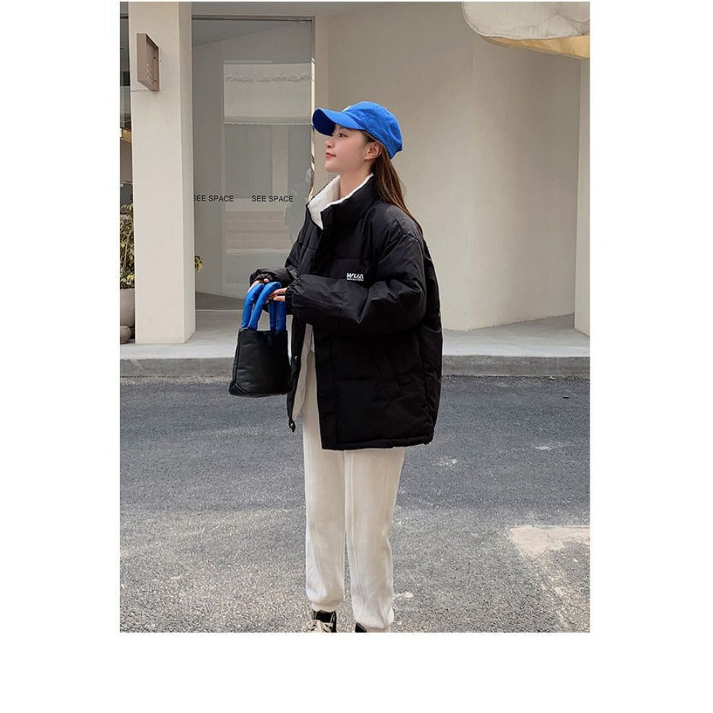 Doudoune réversible manteau double face pour femmes – Milena