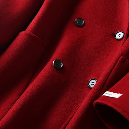 Manteau en laine à double boutonnage pour femmes – Daria