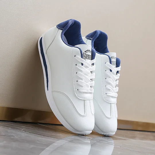 Baskets confortables blanches pour femme