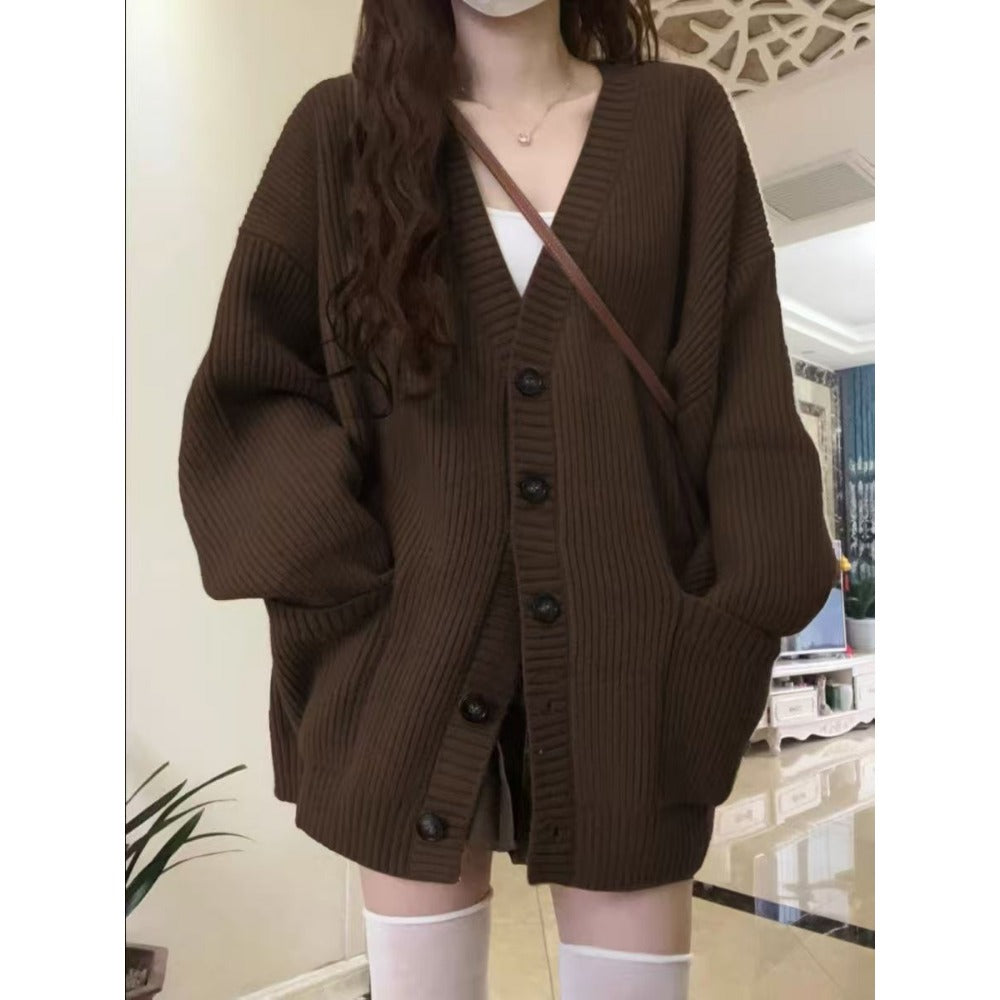 Strick-Cardigan mit Knopfleiste für Damen - Luisa