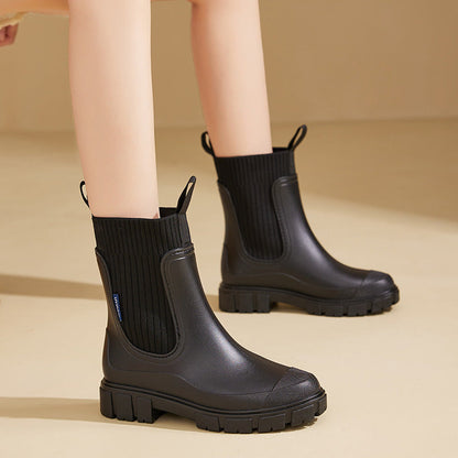 Bottes de pluie en caoutchouc pour femmes | Imperméables