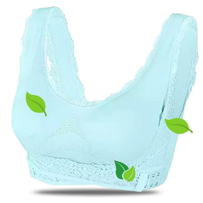 Brassière de sport sans armatures pour femmes | Avec fermeture croisée devant