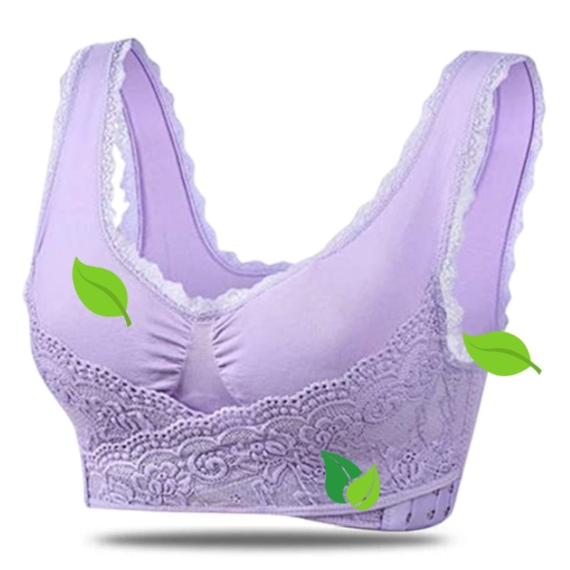 Brassière de sport sans armatures pour femmes | Avec fermeture croisée devant