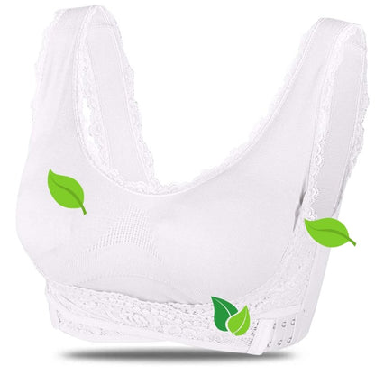 Brassière de sport sans armatures pour femmes | Avec fermeture croisée devant