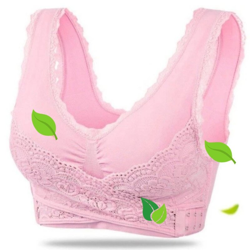 Brassière de sport sans armatures pour femmes | Avec fermeture croisée devant