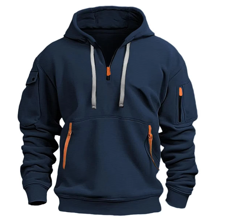 Sweat à capuche zippé homme | Avec capuche