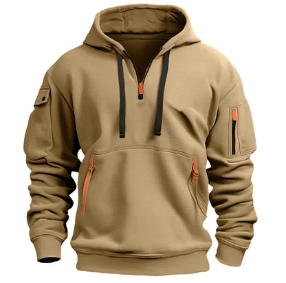 Sweat à capuche zippé homme | Avec capuche