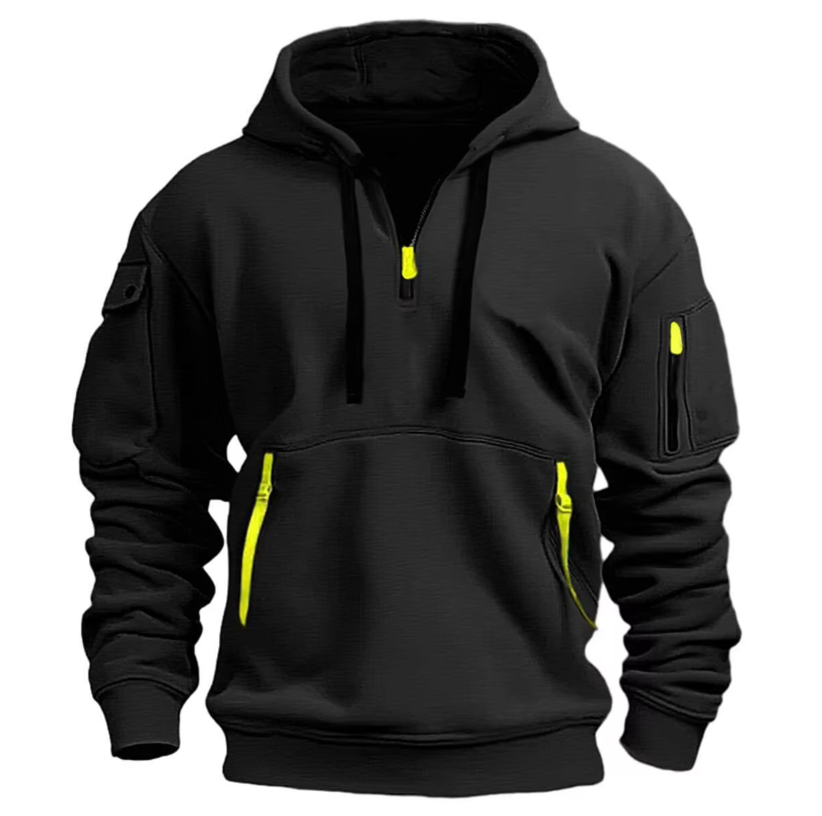 Sweat à capuche zippé homme | Avec capuche