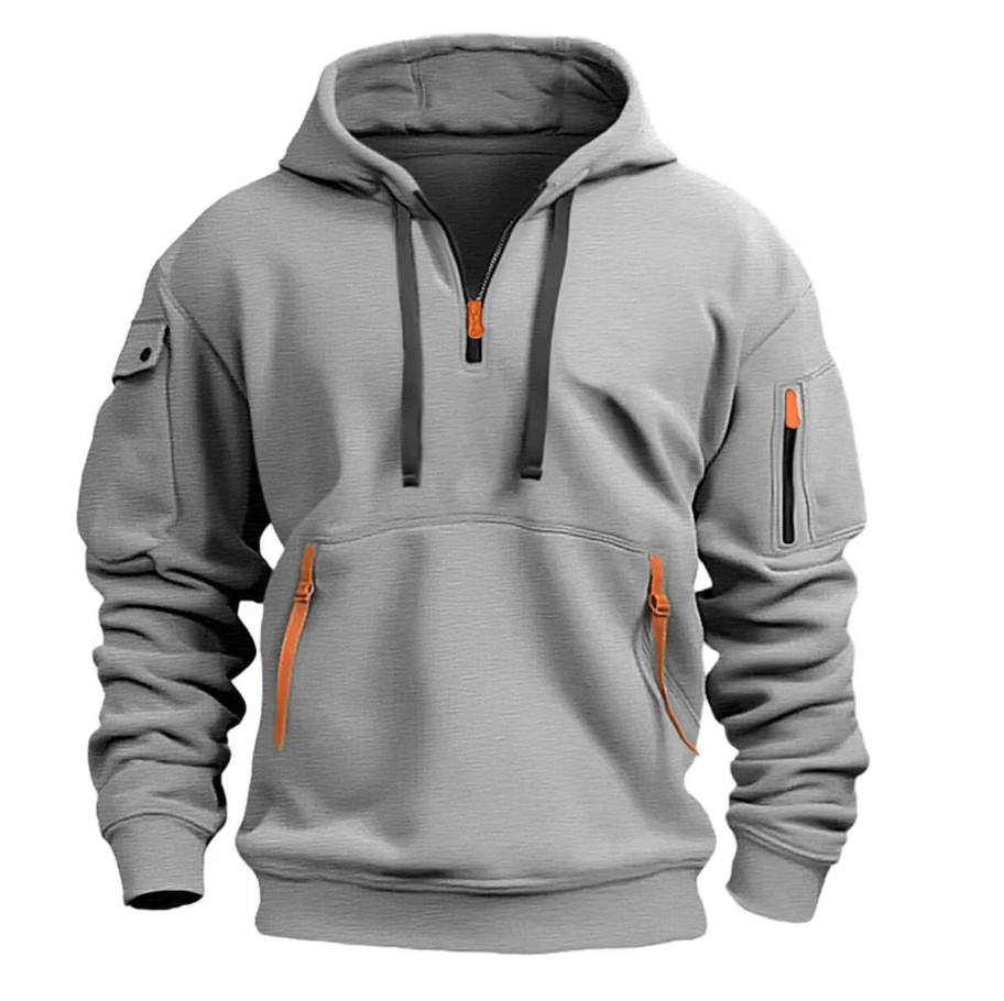 Sweat à capuche zippé homme | Avec capuche