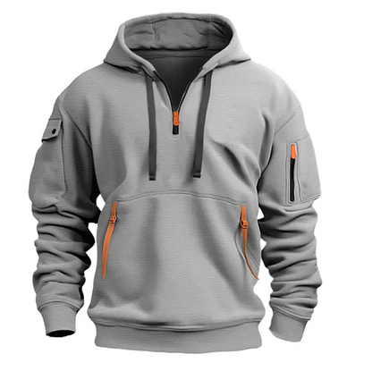 Sweat à capuche zippé homme | Avec capuche