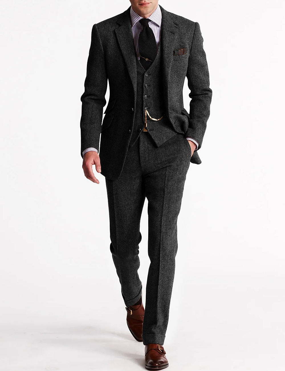 Costume smoking tweed homme | complet