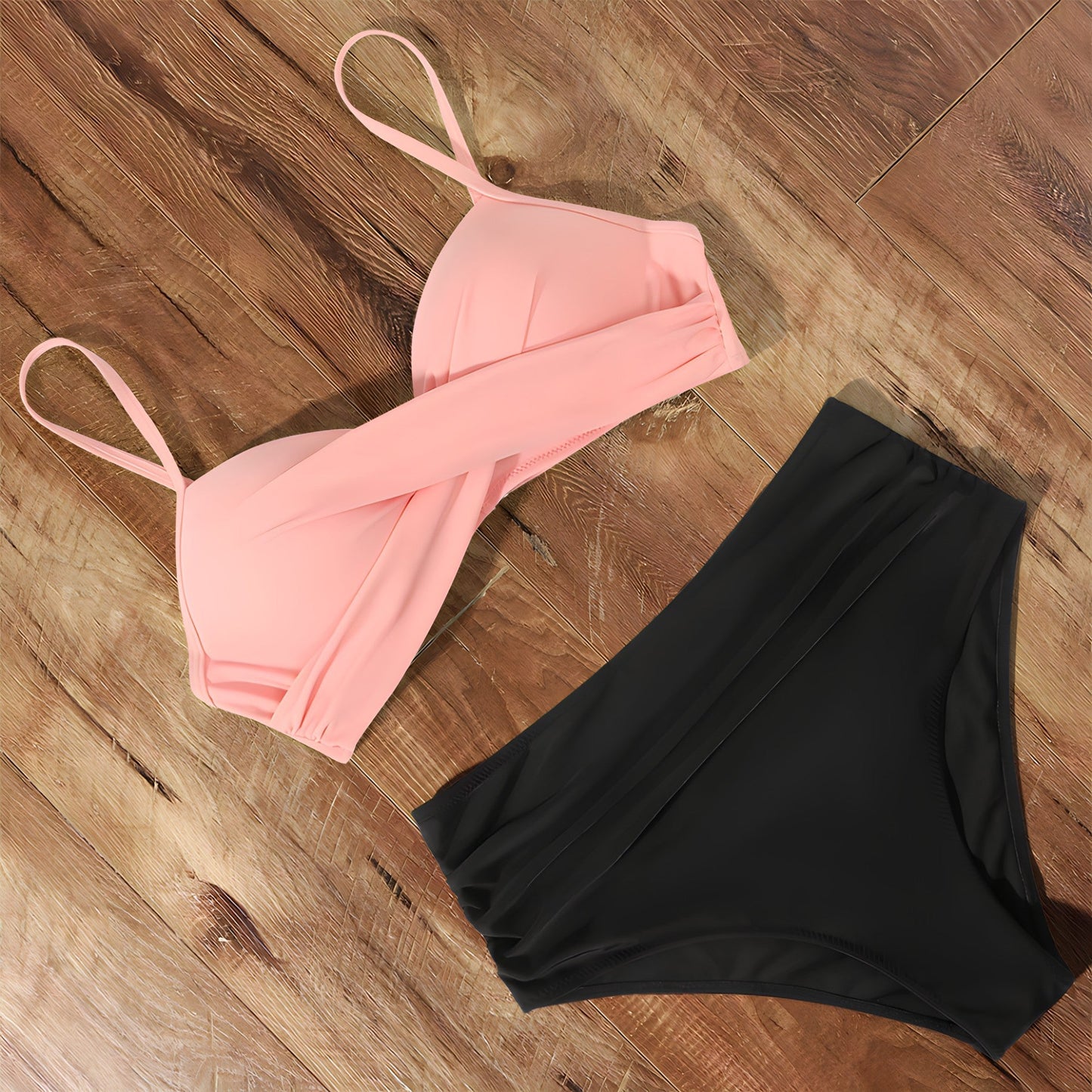 Ensemble bikini taille haute pour femmes | Push-up